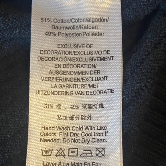 DKNY Black Sweater with Long Dolman Sleeves
Size Small - Picture 8 of 8